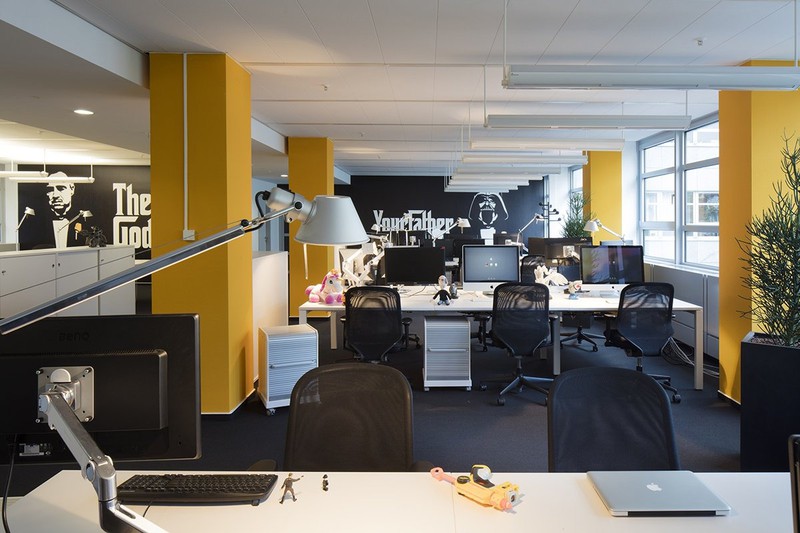 Ein cooles Büro für coole Medienmarken