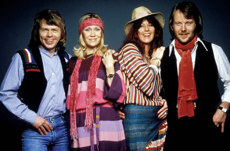 Die Band ABBA im Jahr 1977.