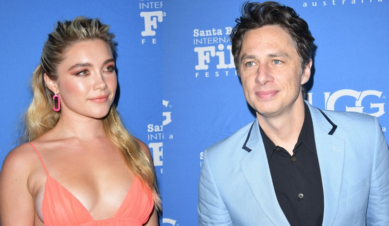 Florence Pugh und Zach Braff führten eine Beziehung, trotz 21 Jahre Altersunterschied.