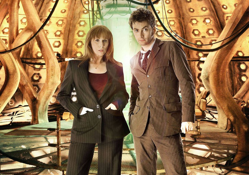 Zu sehen ist David Tennant in der Rolle des „Doctor Who".