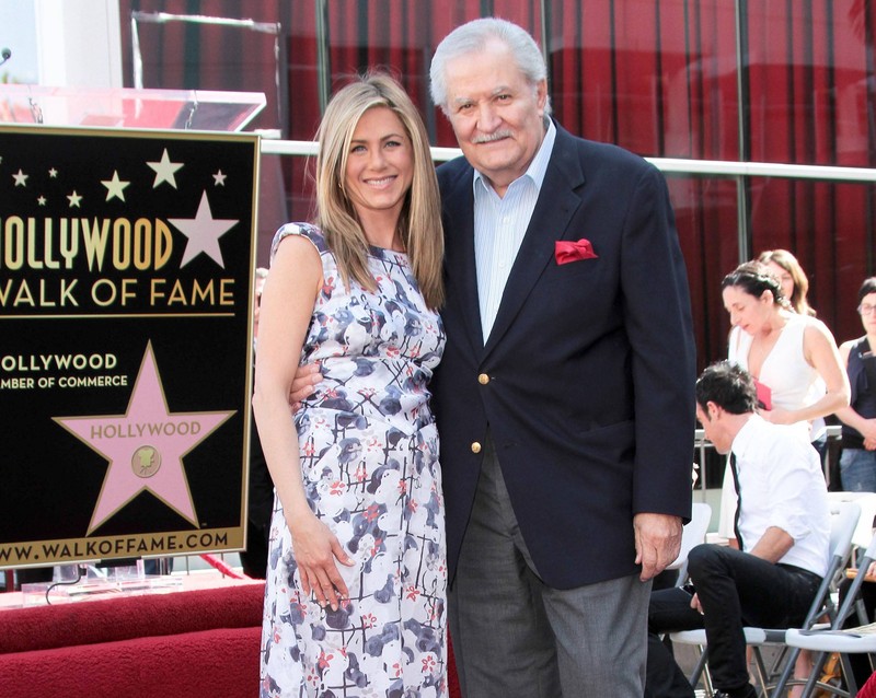 Als Jennifer Aniston auf dem Walk of Fame geehrt wurde, war ich Papa John mit dabei.