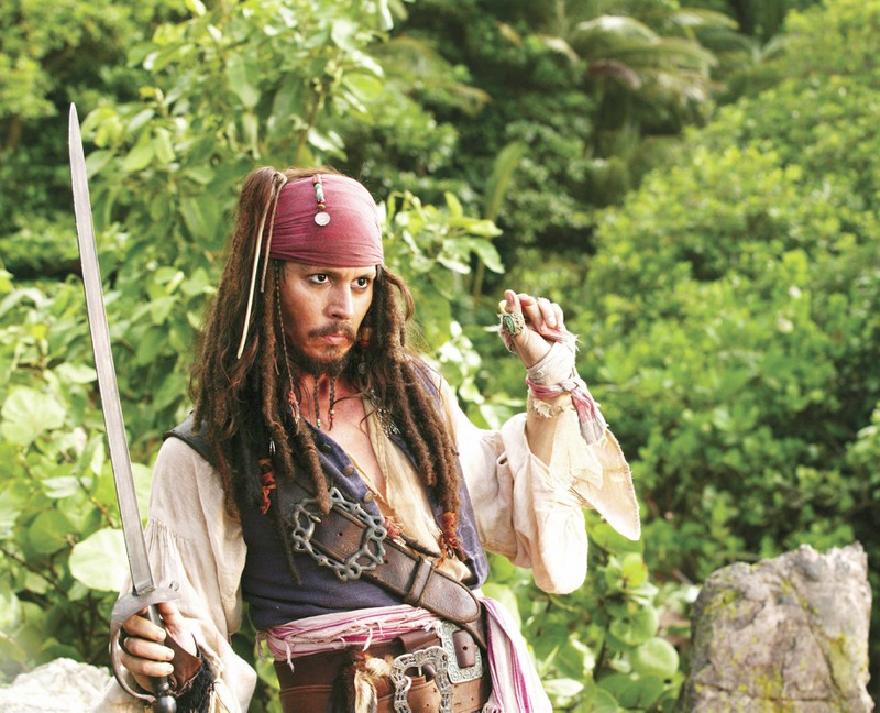 Die Figur Captain Jack Sparrow ist eigentlich nicht durchgängig betrunken
