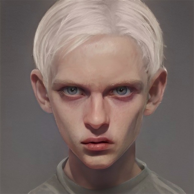 „Draco Malfoy“ hätte ein blasses Gesicht und kalte, graue Augen