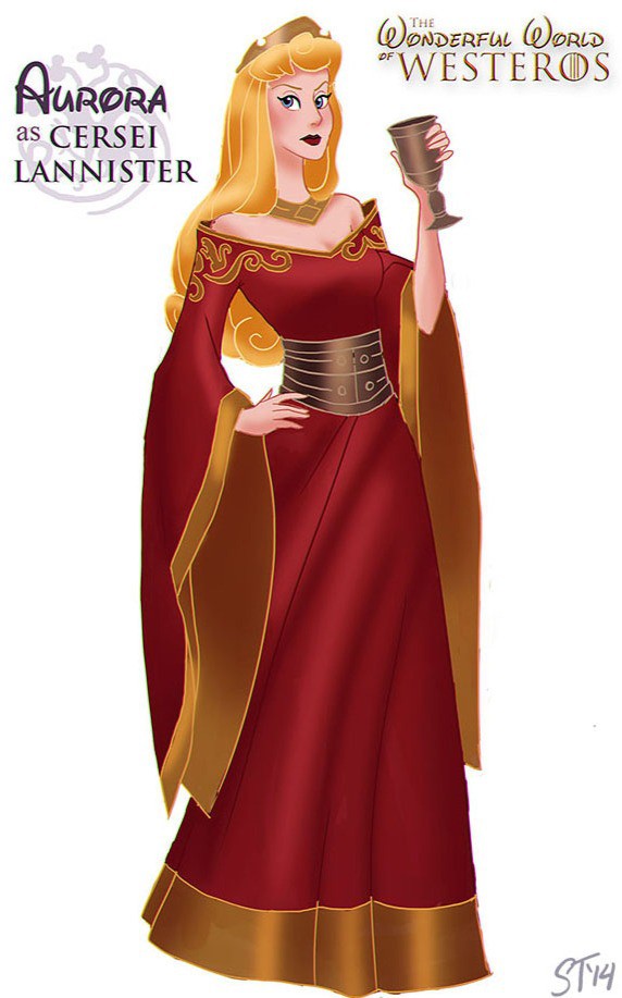 Als Cersei Lannister würde die gütige Prinzessin Aurora zu den Bösewichten gehören.