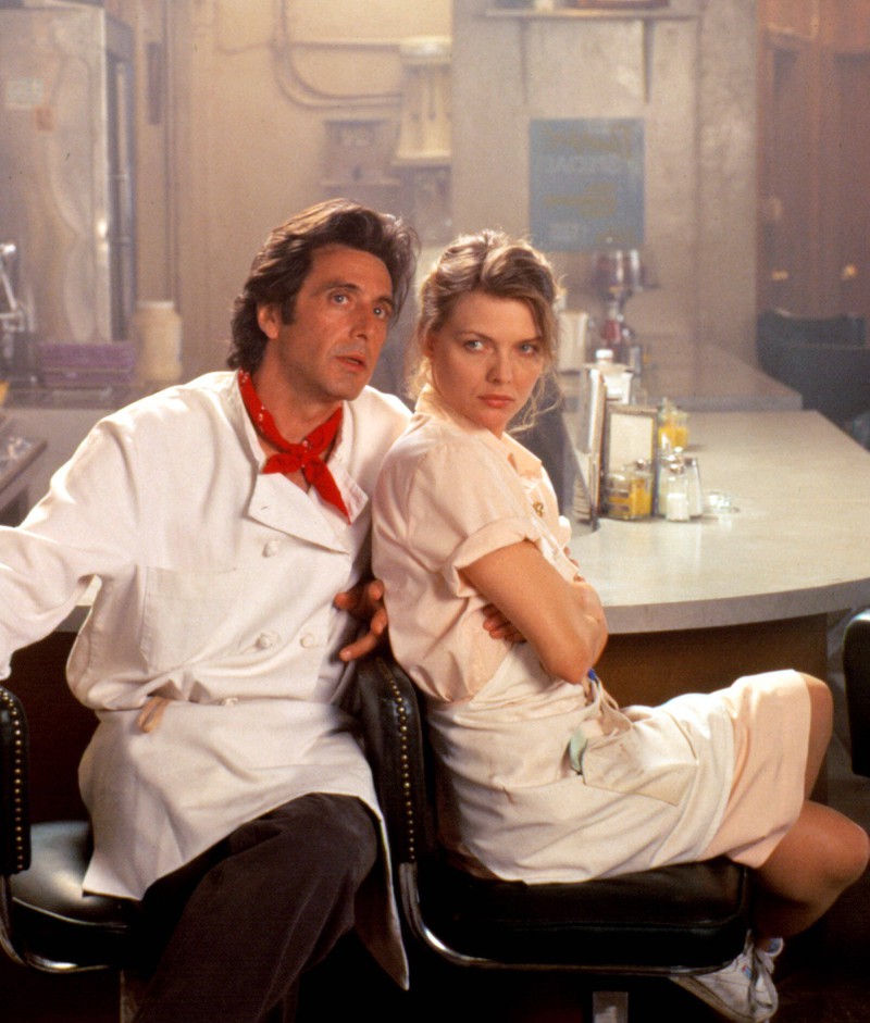 Michelle Pfeiffer und Al Pacino spielten in „Frankie & Johnny“ ein Paar.
