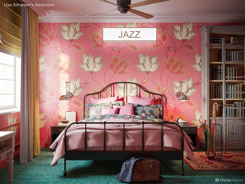 So sieht Lisas Zimmer im Wes Anderson-Style aus