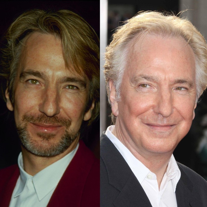 Alan Rickman sah in jungen Jahren ganz anders aus.