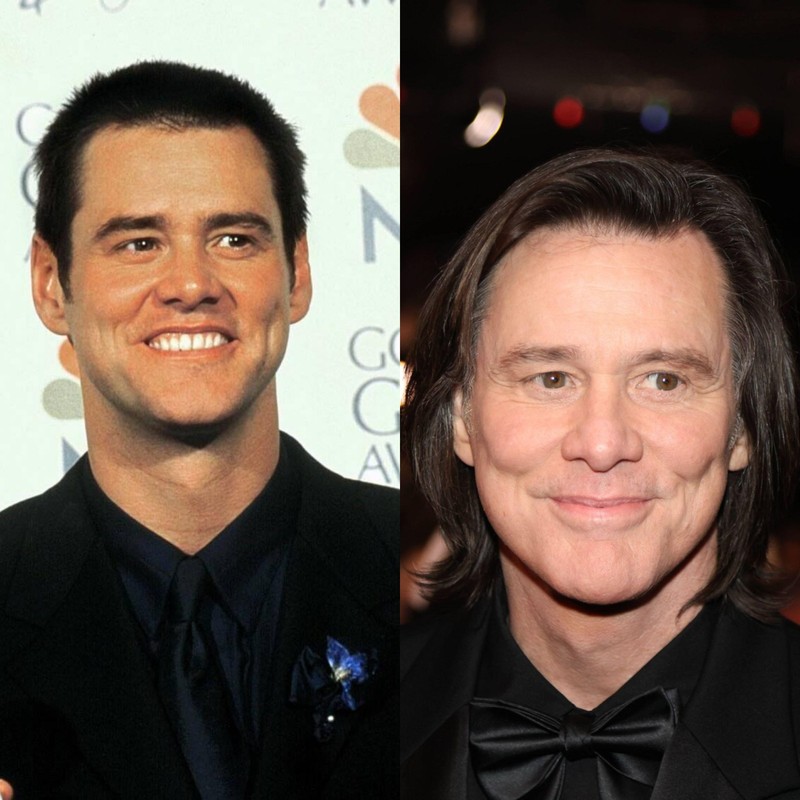 Jim Carrey hat sich über die Jahre deutlich verändert.