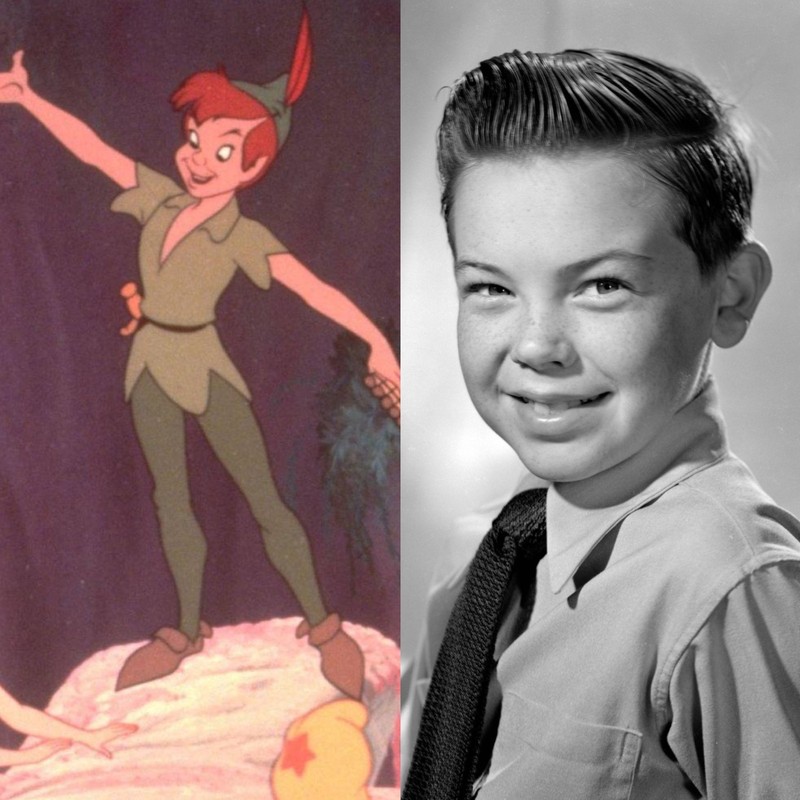 Bobby Driscoll stand für die Figur von „Peter Pan“ Modell.