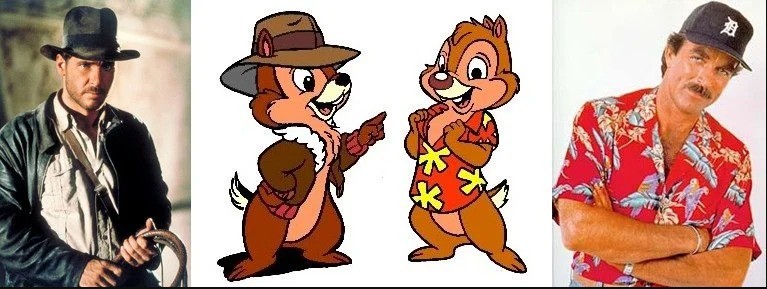 „Chip“ und „Chap“ basieren gleich auf zwei berühmten Vorbildern.