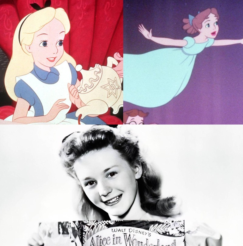 Kathryn Beaumont stand für zwei bekannte Disneyfiguren Modell.