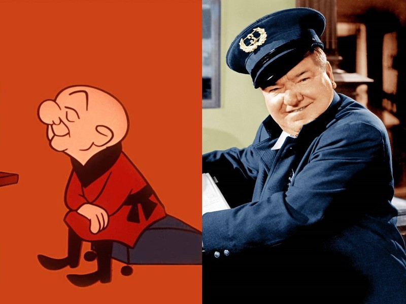 „Mr. Magoo“ hat im Komiker und Schauspieler W.C. Fields ein reales Vorbild, das ihm sehr ähnlich sieht.