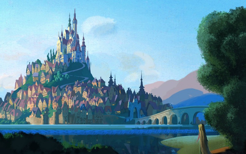 Das Schloss aus Disneys „Rapunzel“ (2010)