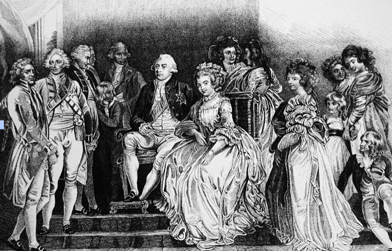 King George III und Charlotte hatten viele Kinder.