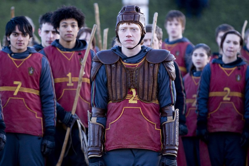 Das ist da Quidditch Team von Gryffindor
