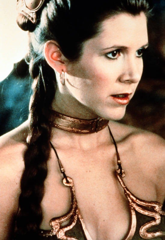 Carrie Fisher spielte die Schwester von Luke Skywalker.