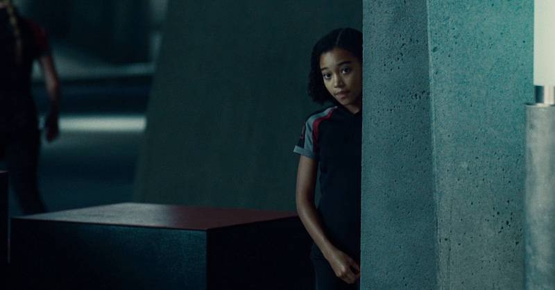 Amandla Stenberg spielte die Rolle der Rue in Tribute von Panem.