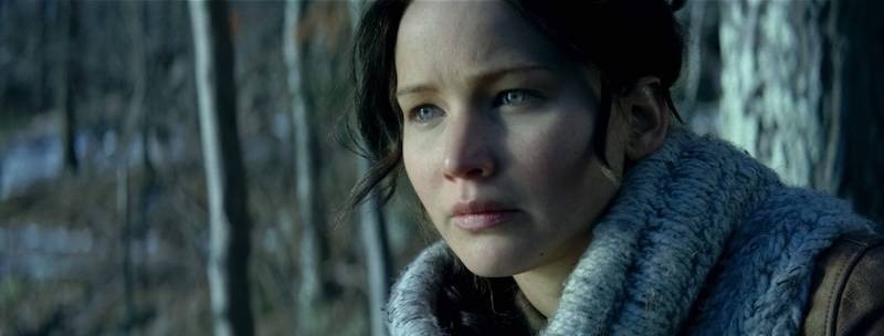 Jennifer Lawrence spielt die Rolle der rebellierenden Katniss Everdeen in „Die Tribute von Panem.“