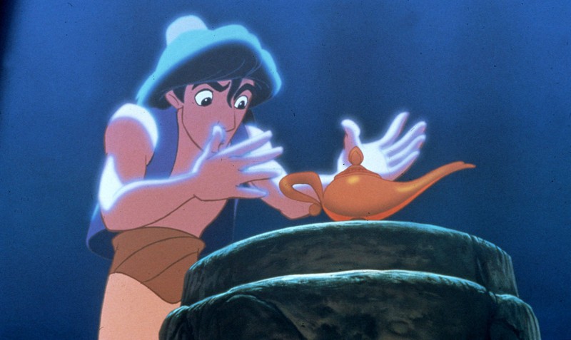 Der Film „Aladdin“ soll nur darauf basieren, die Lampe für Kunden ansprechbar zu machen.