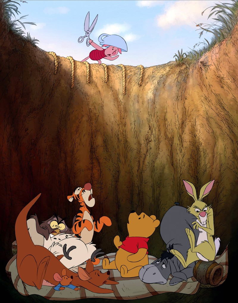 In „Winnie Pooh“ repräsentiert jeder Charakter eine psychische Krankheit.