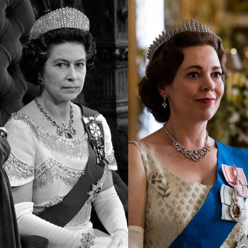 Die erwachsene Queen Elizabeth II. wurde von Olivia Coleman gespielt.
