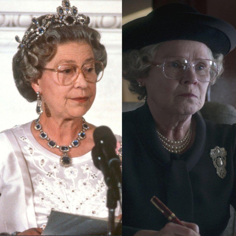Imelda Staunton verkörperte die ältere Queen Elizabeth II.