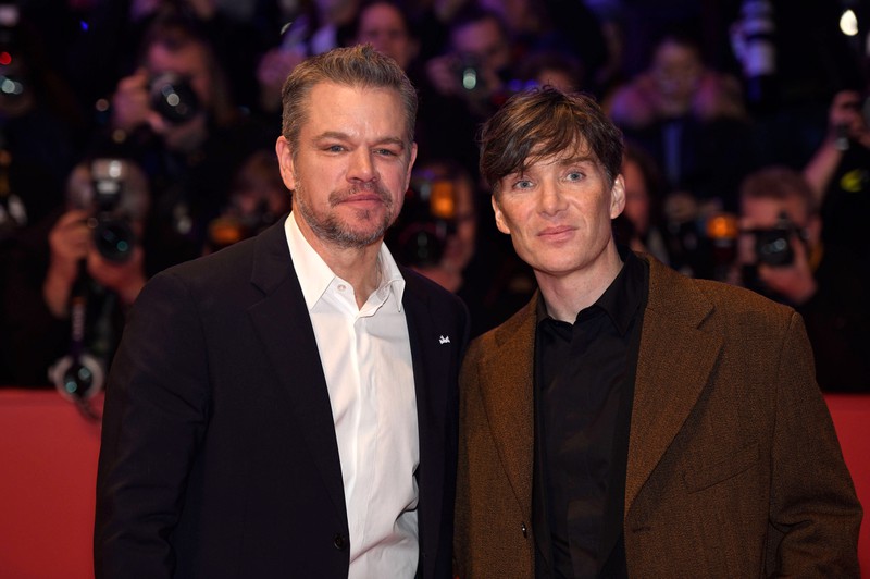 Matt Damon und Cillian Murphy waren bei der Eröffnung der 74. Berlinale dabei.