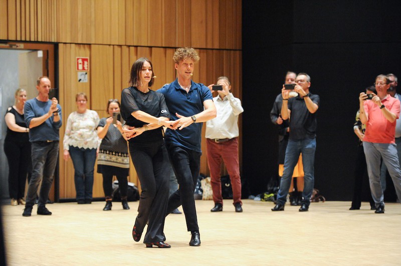 Mit Tanzpartnerin Renate gewann Valentin Lusin seine ersten großen Preise.