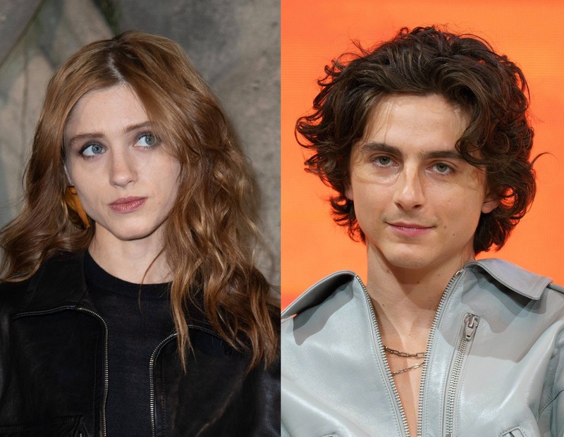 Natalia Dyer und Timothee Chalamet: Wie aus dem Gesicht geschnitten.