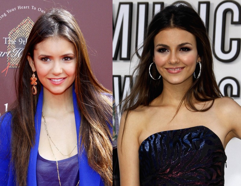 Zwei Serienstars, die Schwestern sein könnten: Nina Dobrev und Victoria Justice.