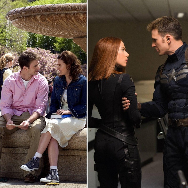 Scarlett Johansson und Chris Evans standen nicht nur für ihre Marvel Filme gemeinsam vor der Kamera!