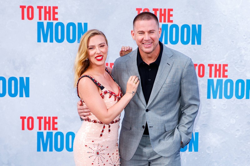 Scarlett Johansson und Channing Tatum kamen für die Deutschlandpremiere von „To The Moon“ nach Berlin.