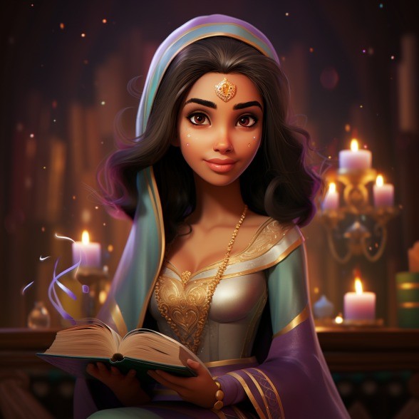 Prinzessin Jasmin aus Aladdin sehen wir auch eher als Lehrkraft in Hogwarts.