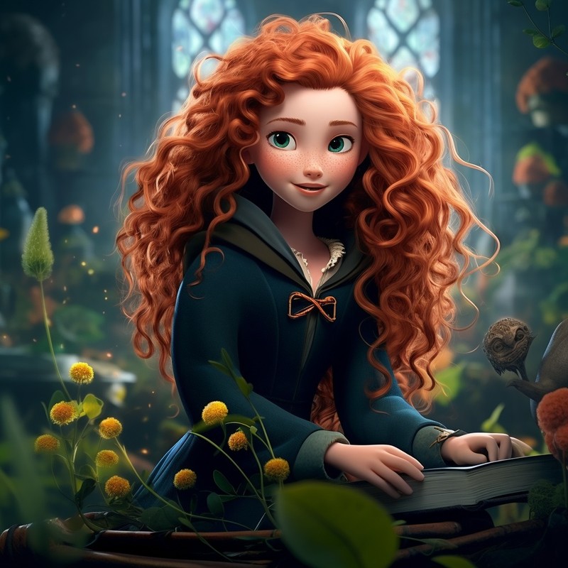 Prinzessin Merida liebt die Natur.