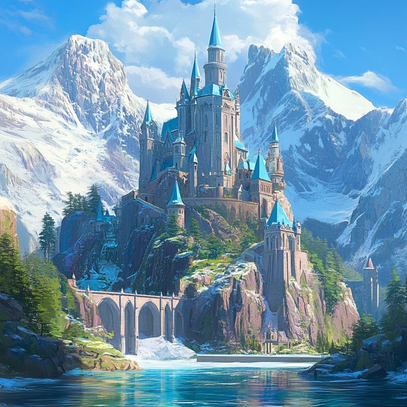 In Arendelle steht das Schloss von Anna und Elsa.