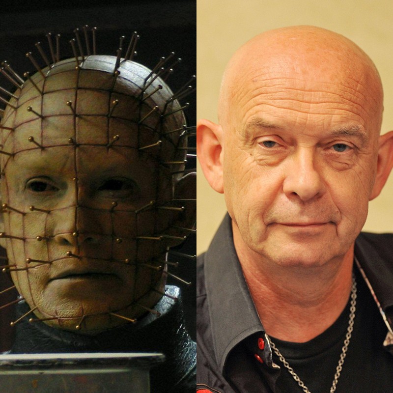 Doug Bradley machte Pinhead in „Hellraiser“ zu einer echten Horrorfigur. Ohne das Kostüm und die Maske sieht er aber sehr freundlich aus.