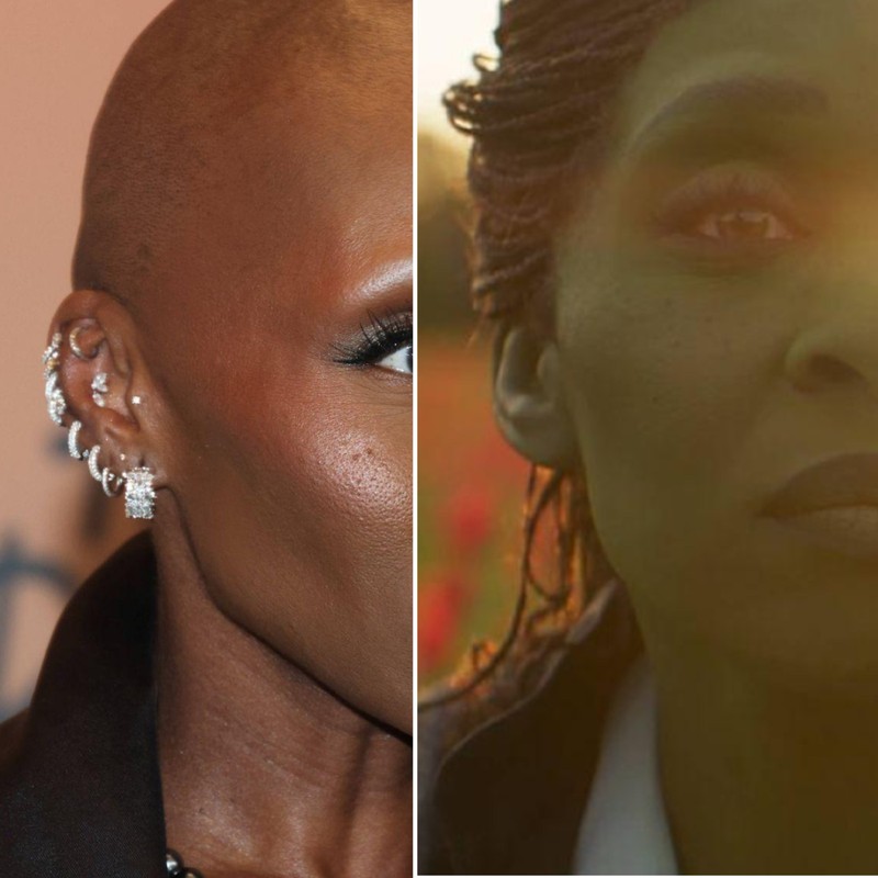 Cynthia Erivo brauchte falsche Ohren.