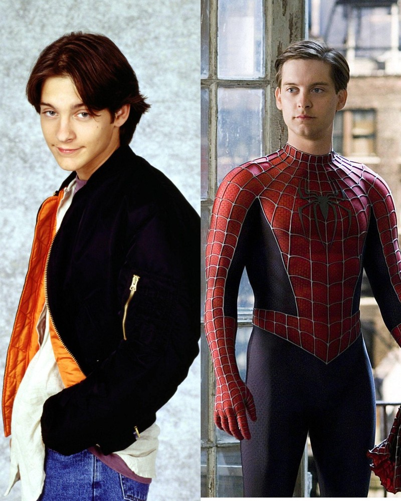 Tobey Maguire sah selbst mit 17 deutlich anders aus als er es als Peter Parker verkörperte.