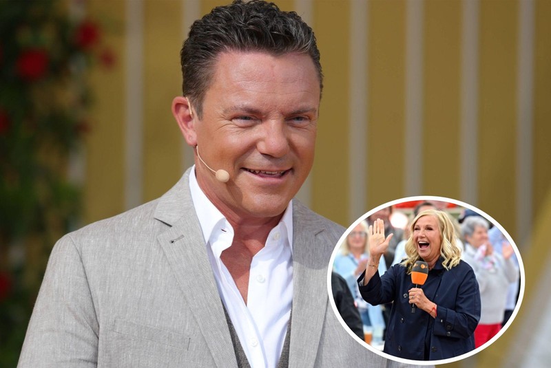 Stefan Mross besucht Andrea Kiewel im September 2025 im ZDF-„Fernsehgarten.