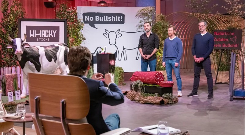 „No Bullshit“: Die Gründer von Salami-Sticks sorgen für Unmut.