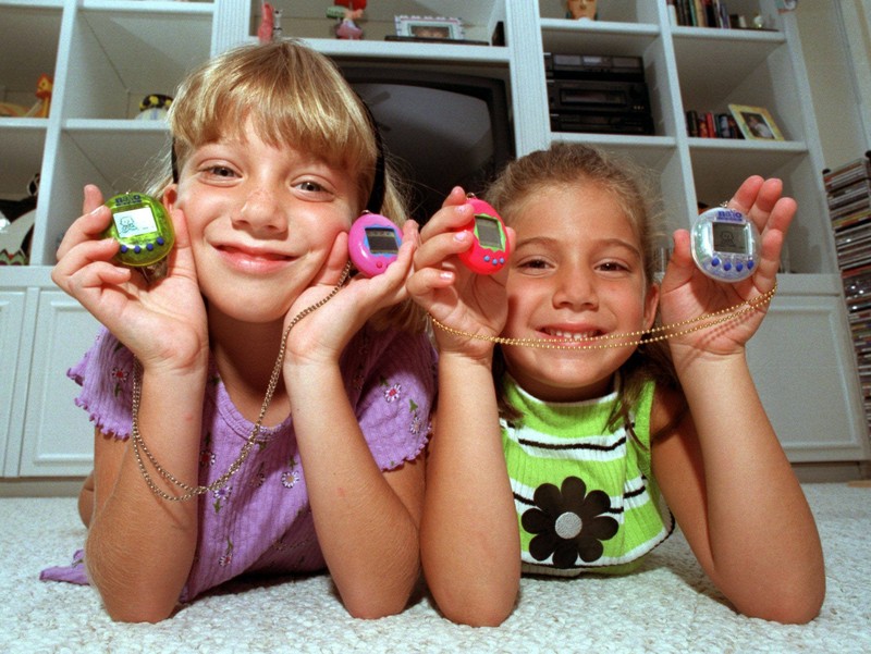 Tamagotchis wurden als virtuelle Haustiere vermarktet.