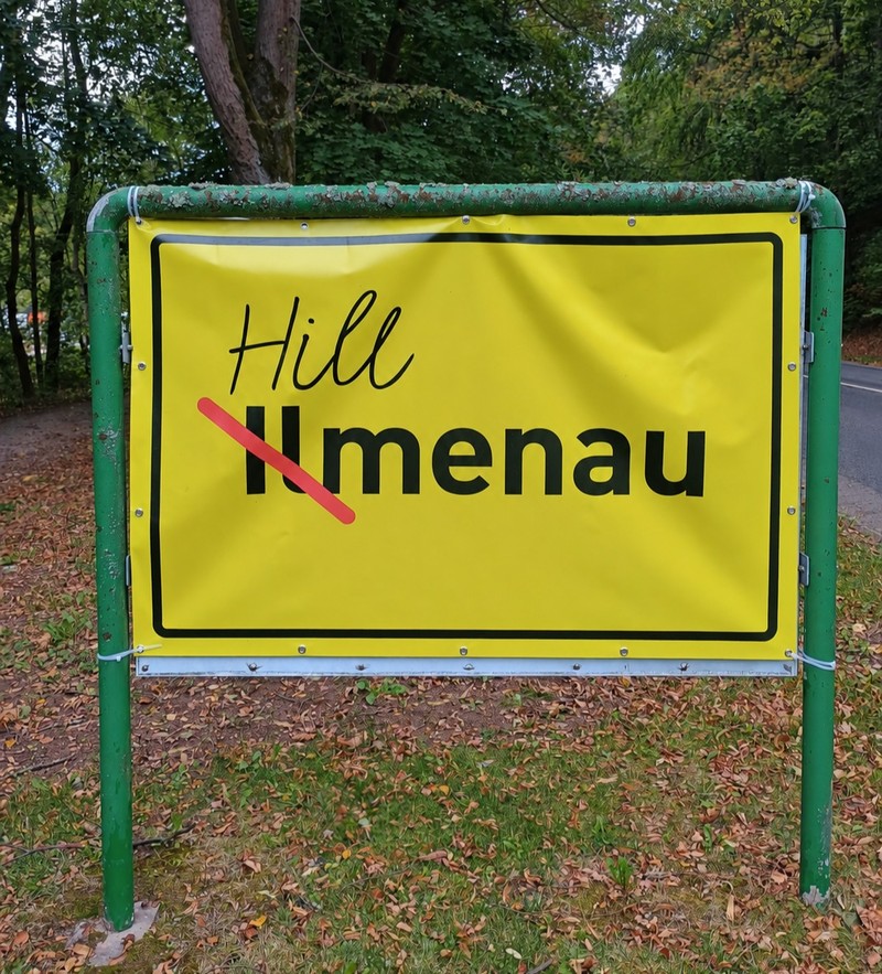 Aus Ilmenau wird für vier Tage Hillmenau.